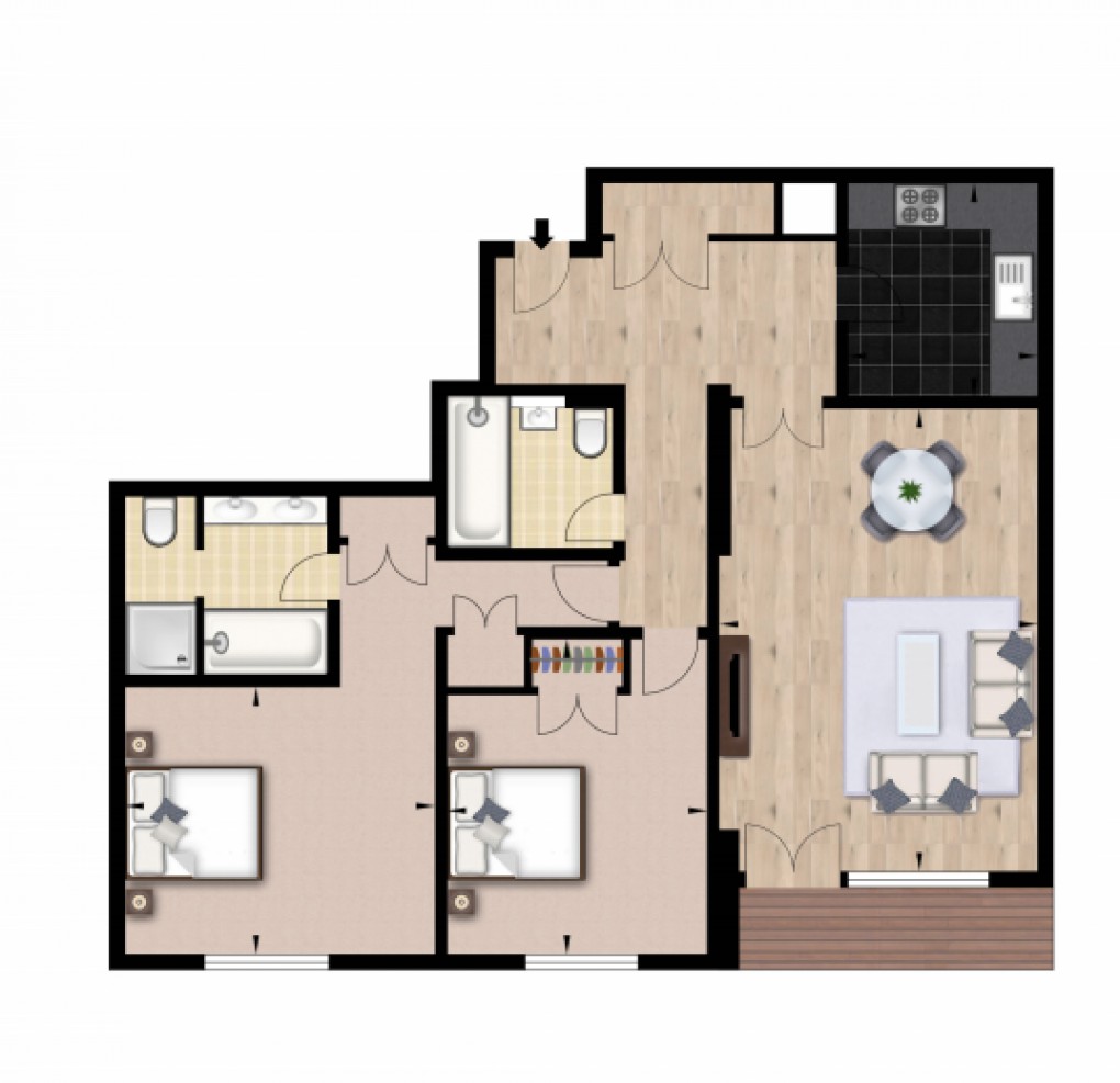 Floorplan for Westferry Circus, London