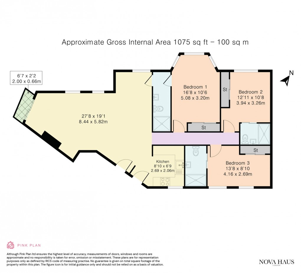 Floorplan for Bryanston Place, Marylebone