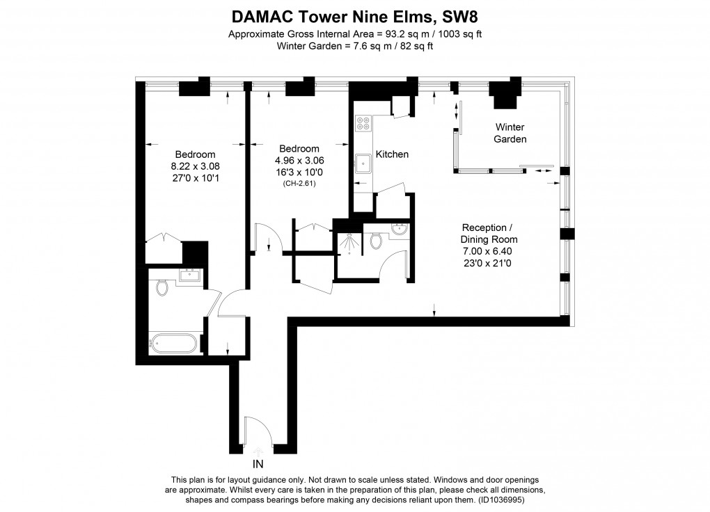 Floorplan for Parry Street, London