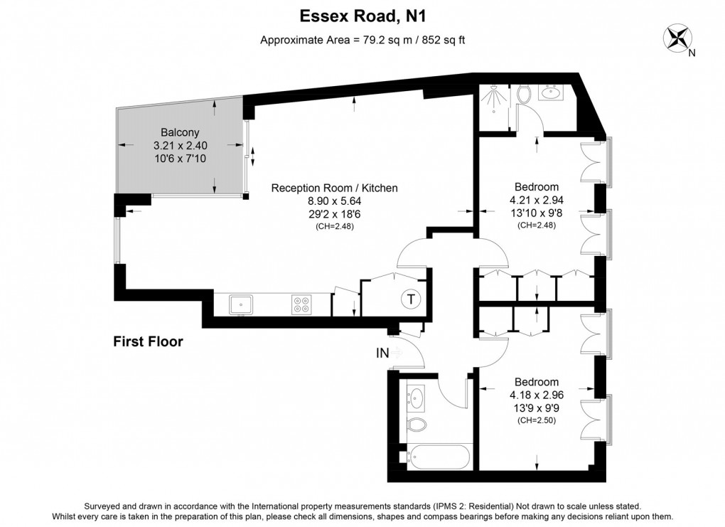 Floorplan for Islington, London