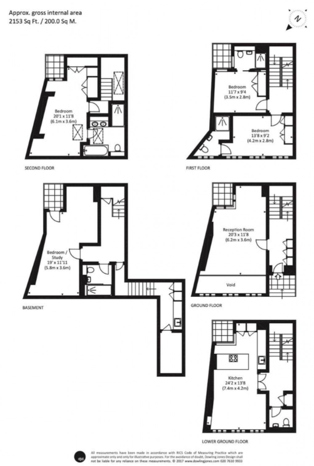 Floorplan for Marylebone, London